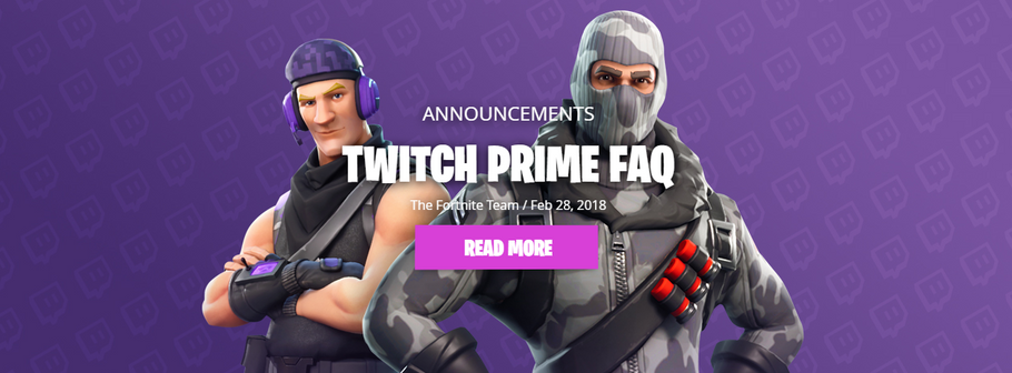 TWITCH PRIME FAQ